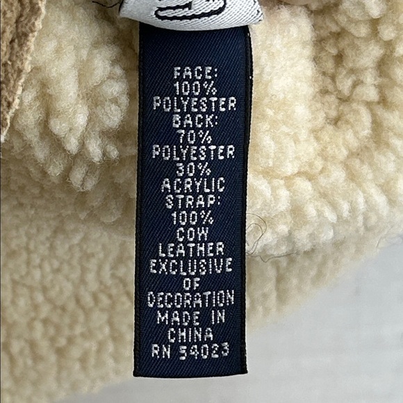 GAP VINTAGE SEUDE LEATHER FLEESE with MATCHING COIN PURSE  BEIGE  PURSE BAG TOTE - Picture 12 of 16